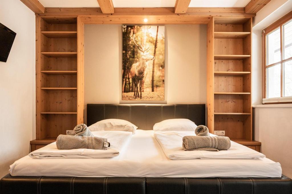 Postel nebo postele na pokoji v ubytování Apartment Neuhäusl