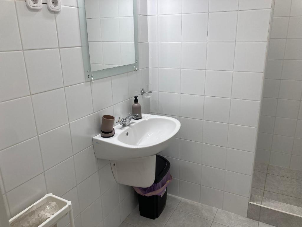 Kúpeľňa v ubytovaní Roland Apartment Zuglo 2
