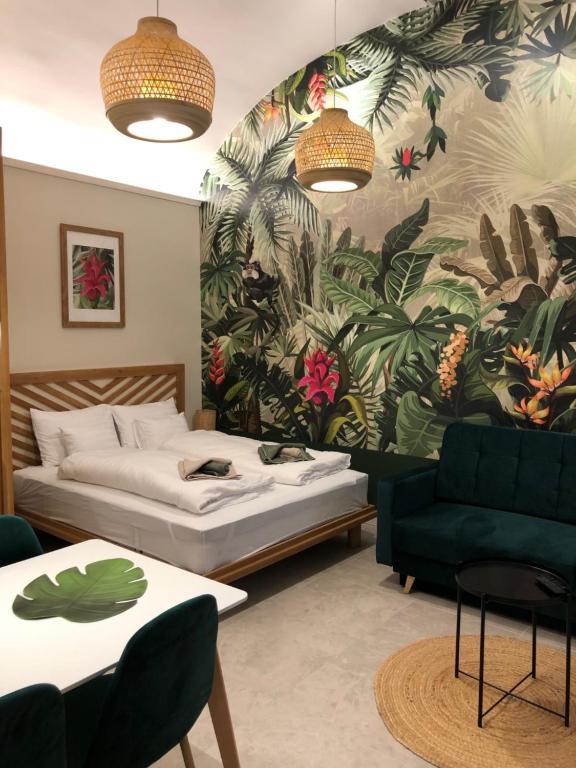 Posteľ alebo postele v izbe v ubytovaní All In Apartman IV.