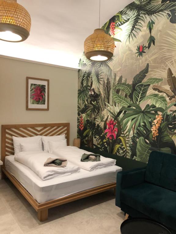 Posteľ alebo postele v izbe v ubytovaní All In Apartman IV.
