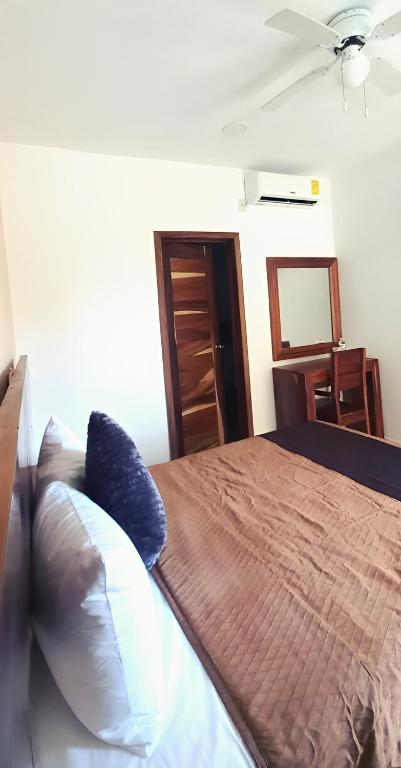 Postel nebo postele na pokoji v ubytování Hotel Boketto
