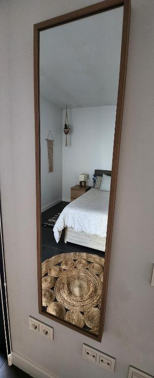 Postel nebo postele na pokoji v ubytování Casilla de Costa, La Oliva