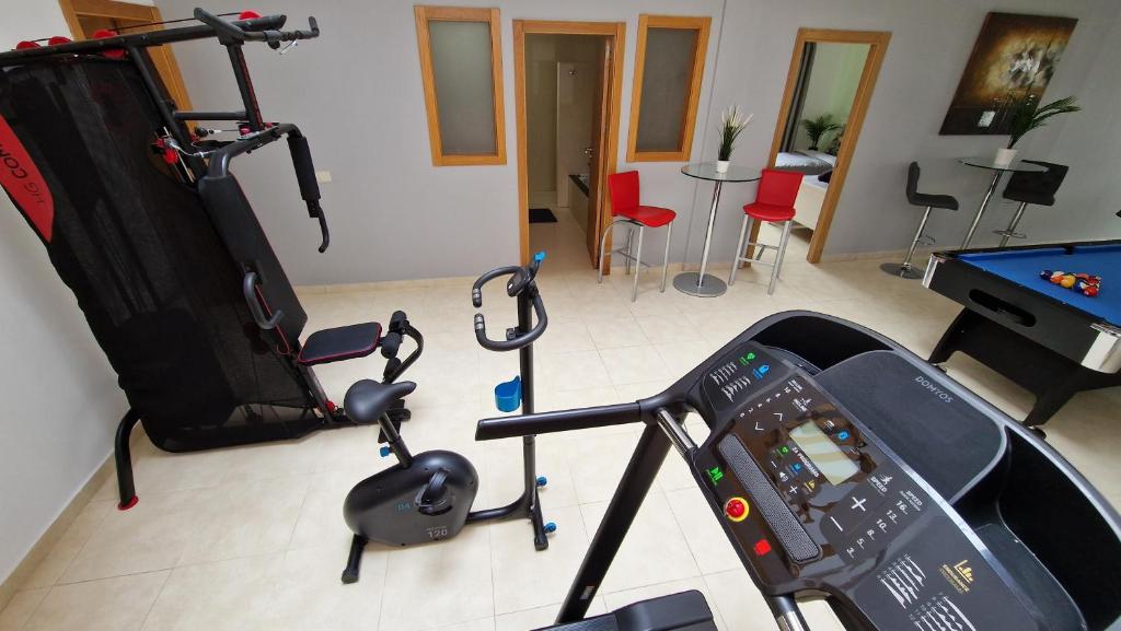 Fitness centrum a/nebo fitness zařízení v ubytování Villa Little Star