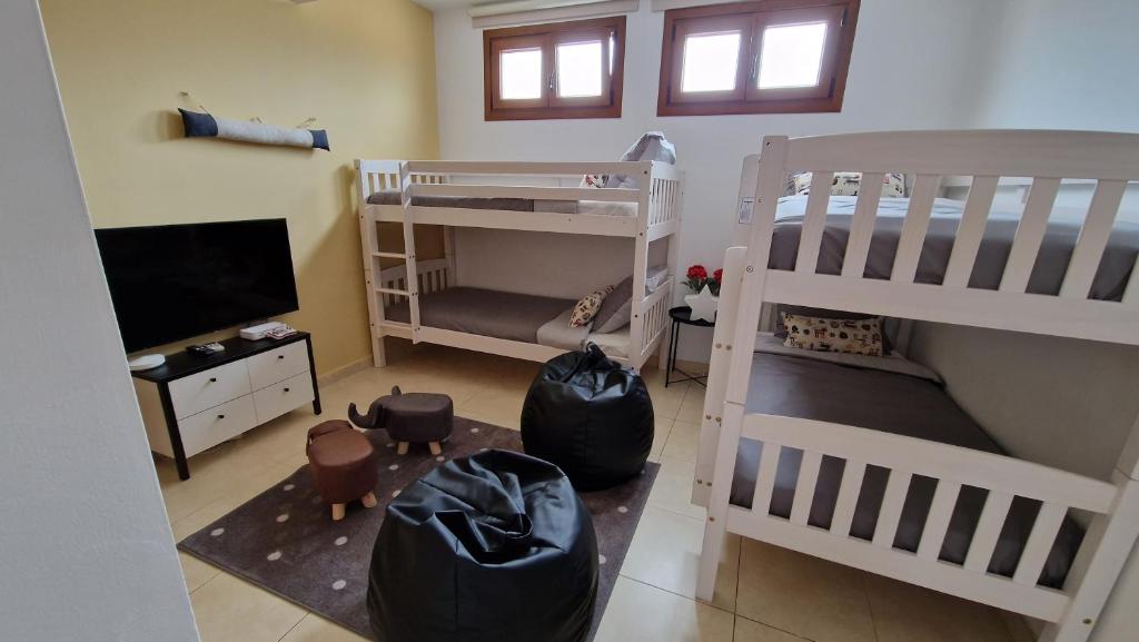 Postel nebo postele na pokoji v ubytování Villa Little Star