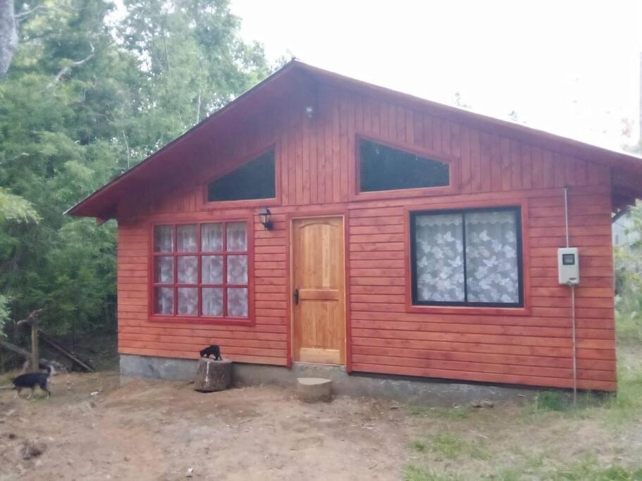 Bygningen som feriehuset ligger i