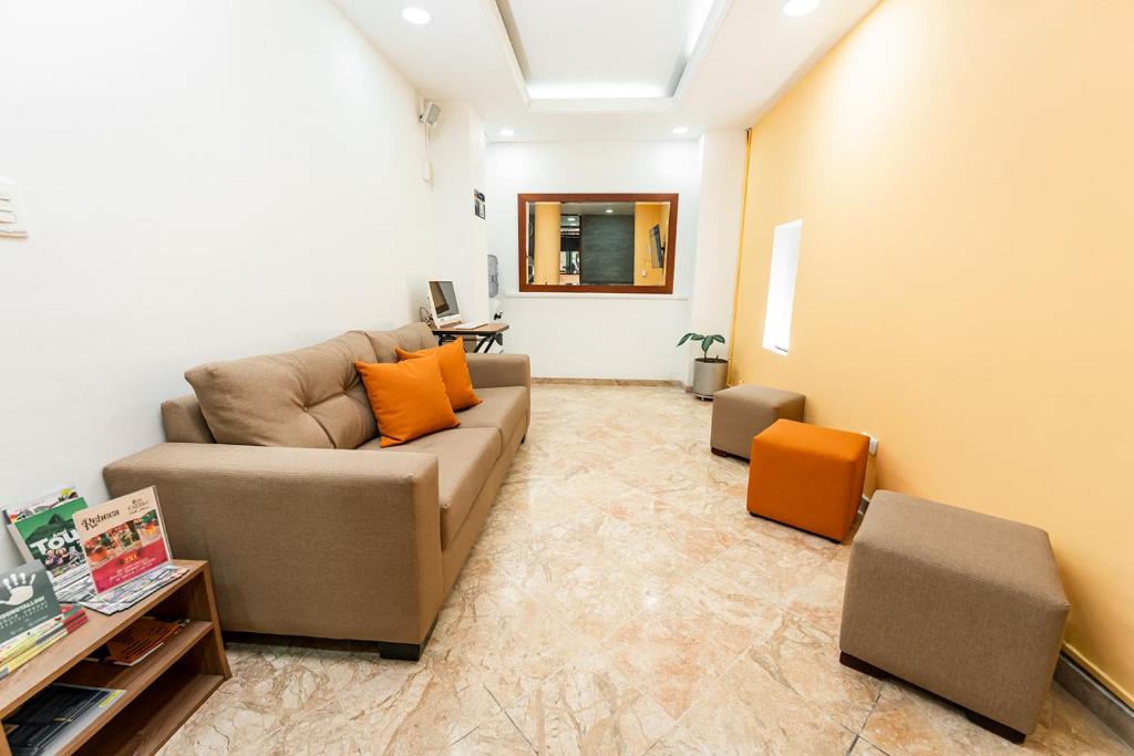 Posezení v ubytování Hotel Cabo de la Vela Medellin