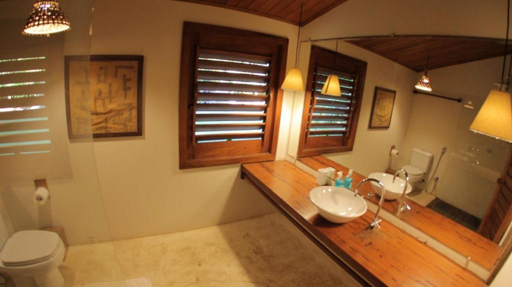 Koupelna v ubytování Camauí Hotel