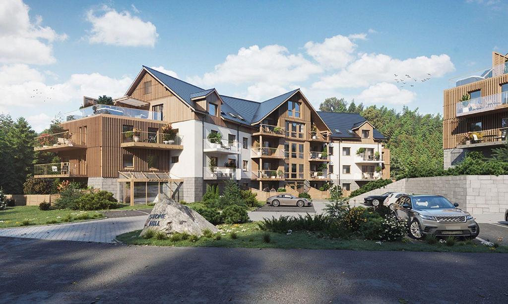 Budova, v ktorej sa apartmán nachádza