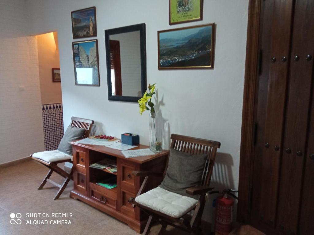 Posezení v ubytování Apartamentos Virgen de Villaverde