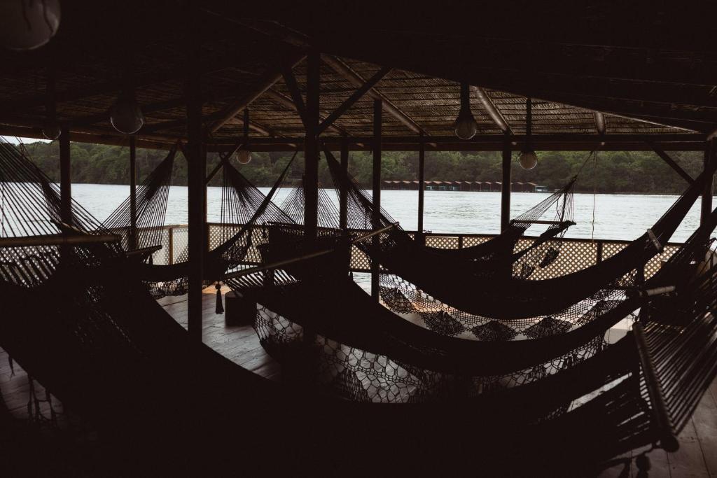 Posezení v ubytování Mawamba Lodge