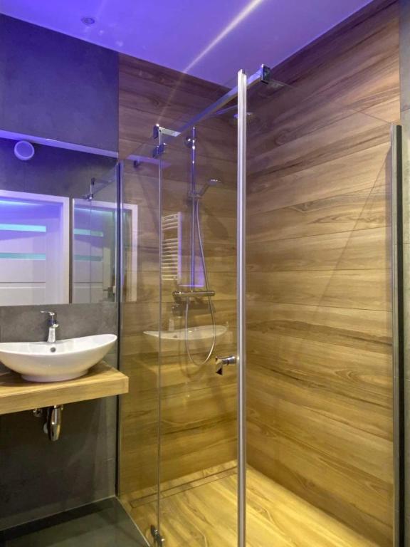 Kúpeľňa v ubytovaní Apartament Granary