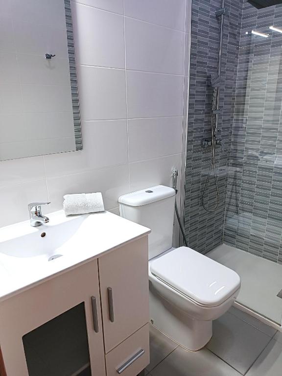 Kúpeľňa v ubytovaní Cozy Bungalow Maspalomas Green