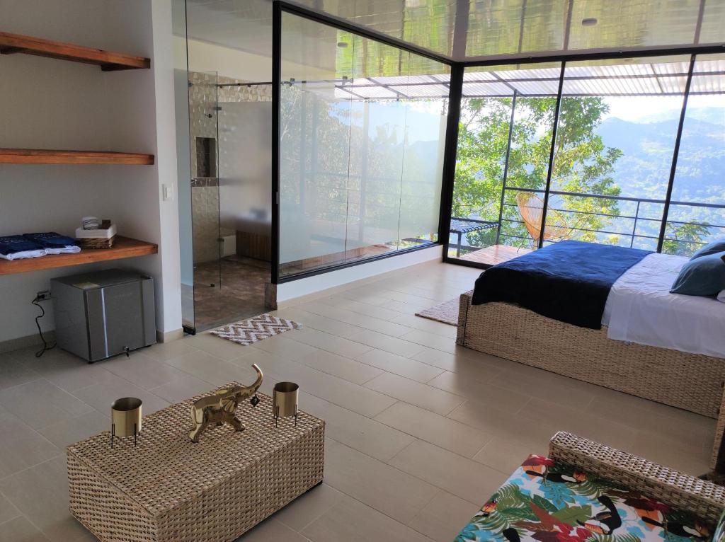 Posezení v ubytování Tambo Eco Hotel