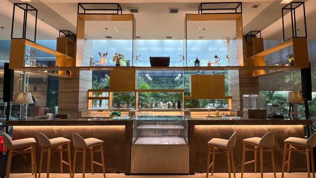 Posezení v ubytování Holiday Inn Express Manila Newport City by IHG