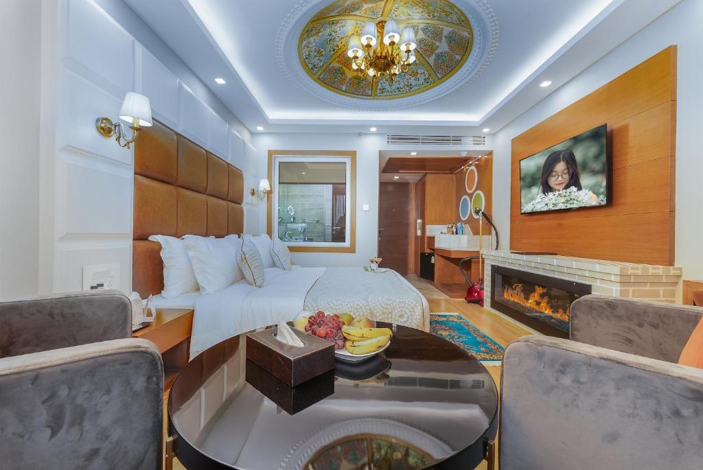 Posezení v ubytování Hotel Meerz