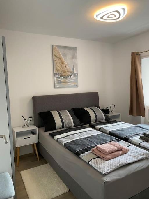 Posteľ alebo postele v izbe v ubytovaní Apartment MM22