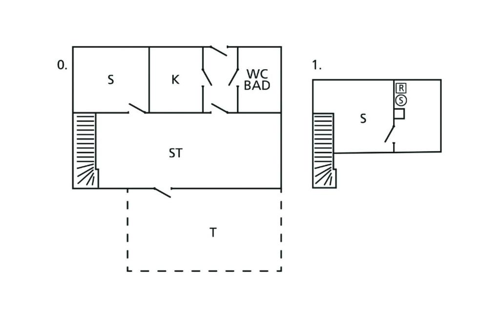 Půdorys ubytování Stunning Home In Svaneke With 3 Bedrooms