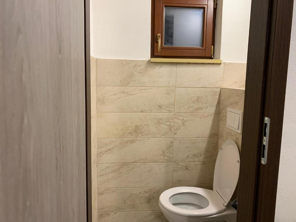 Koupelna v ubytování Bystravilla