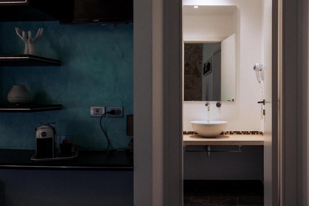 Koupelna v ubytování A Casa Di Grazia