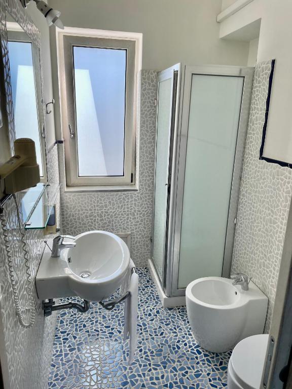 Koupelna v ubytování Hotel Al Rustico