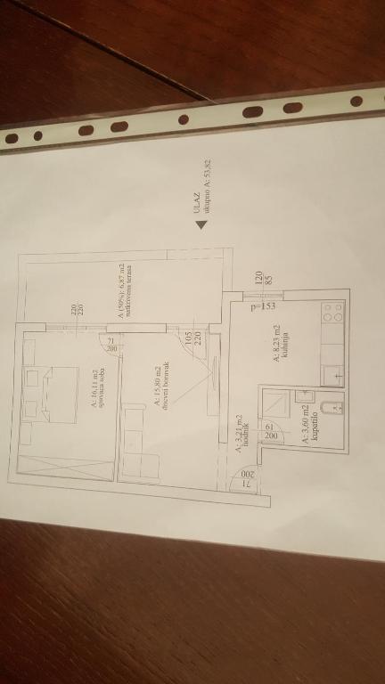 Plán poschodí v ubytovaní Apartament Oliva
