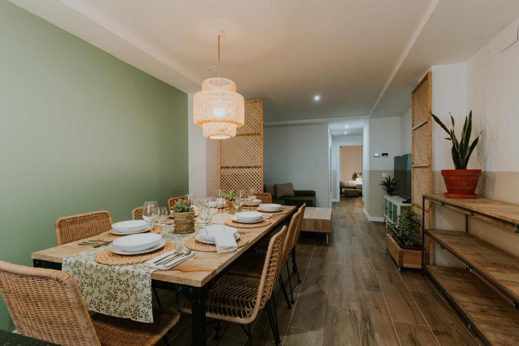 Posezení v ubytování Natural Stay Apartamentos PassivHaus