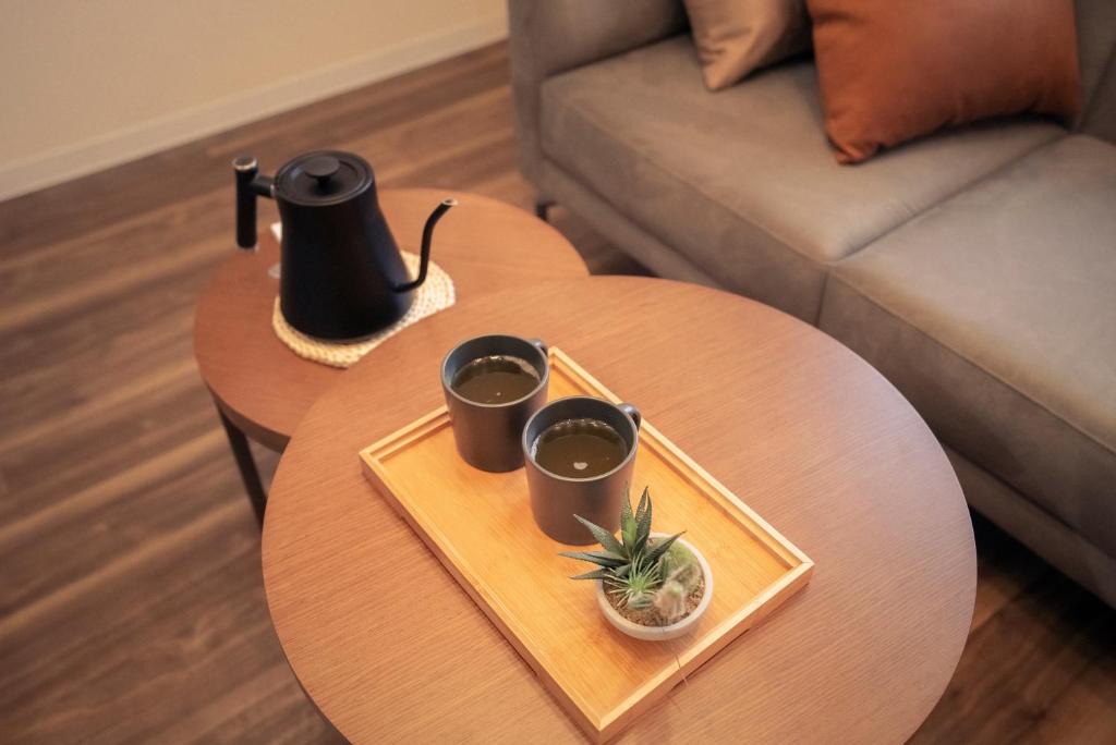 Nápoje v ubytování 谷町君HOTEL 心斎橋東32