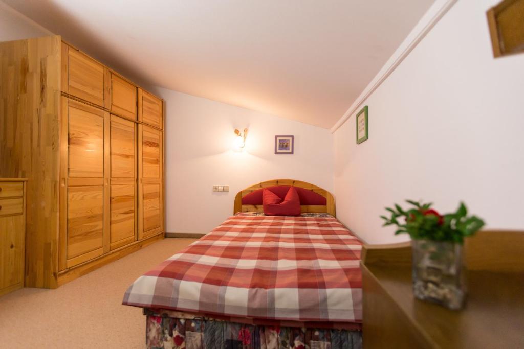 Voodi või voodid majutusasutuse Hotel Sonnleiten toas