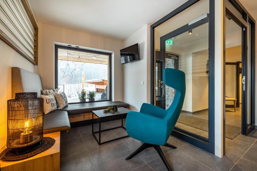 Posezení v ubytování Aparthotel Fuxbau