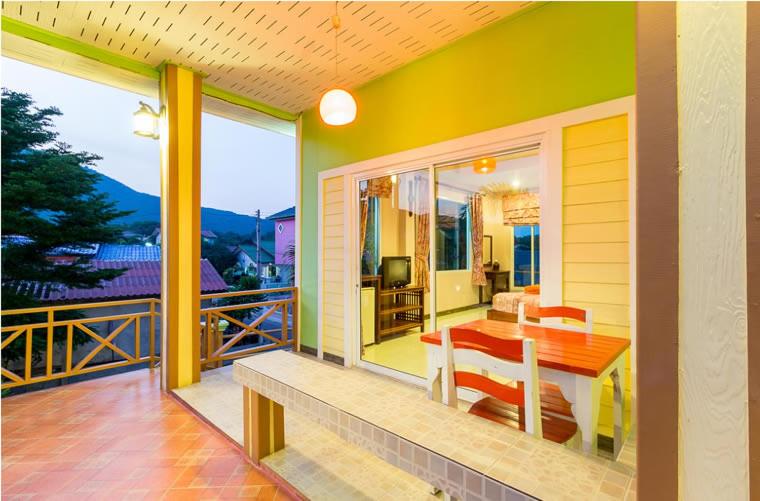 Balkón nebo terasa v ubytování Naengnoi resort kohlarn