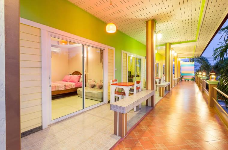 Postel nebo postele na pokoji v ubytování Naengnoi resort kohlarn