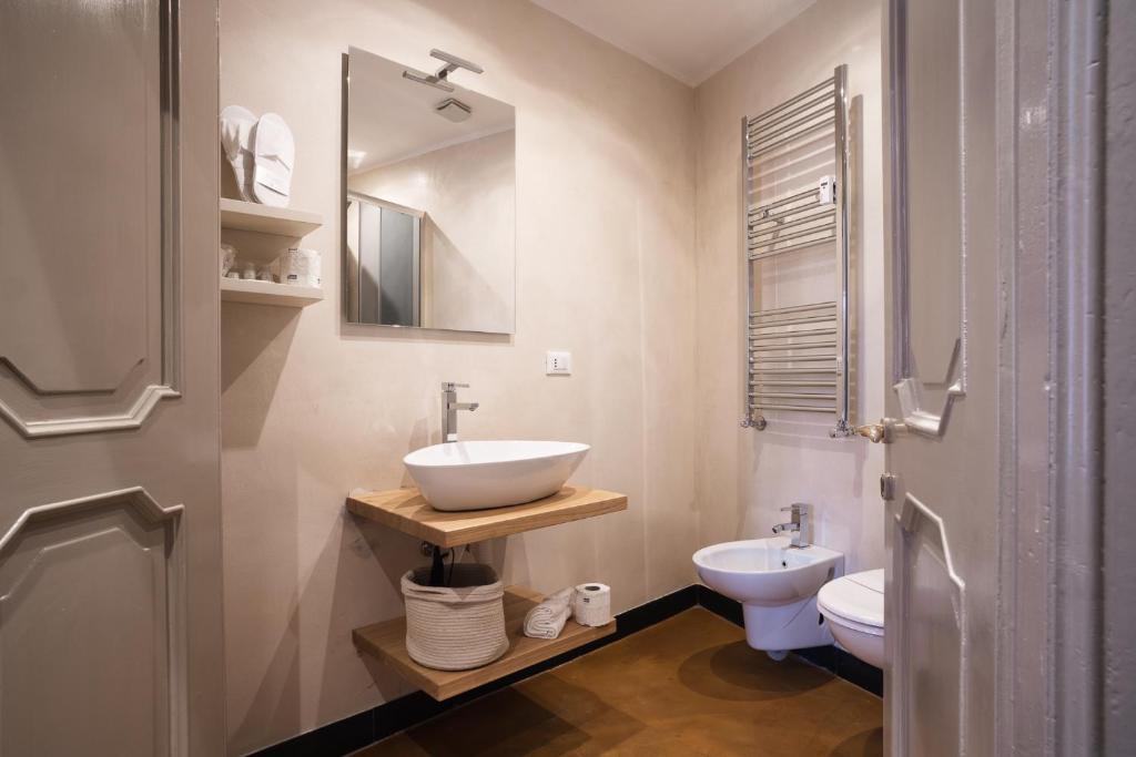 Koupelna v ubytování CORVETTO rooms