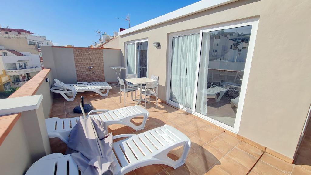 Balkon lub taras w obiekcie La Hoya 29 Apartments