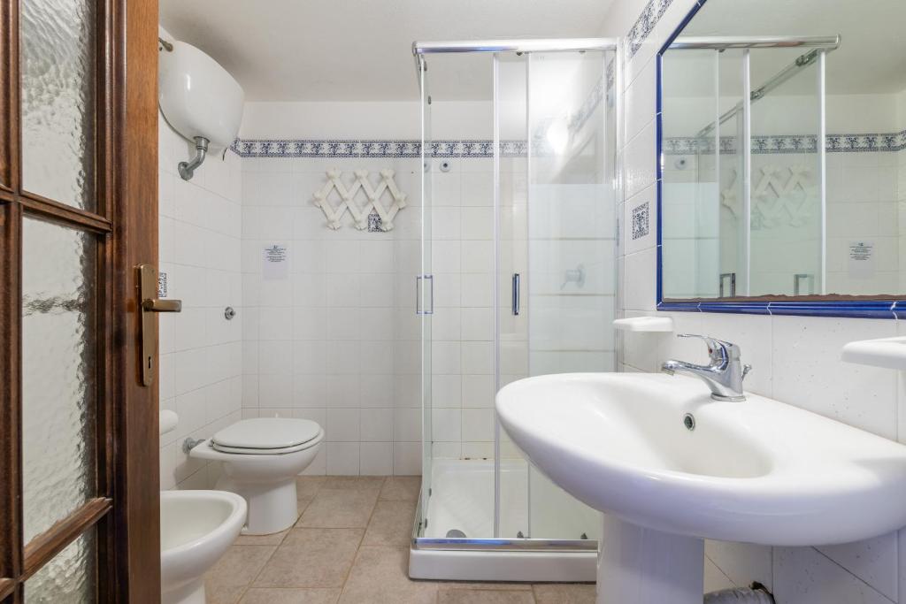 Koupelna v ubytování Villa Ambra