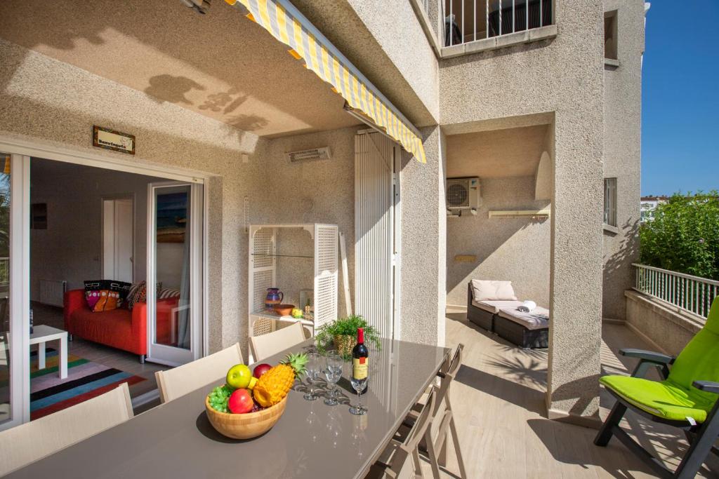 Balkón alebo terasa v ubytovaní 1007 Apartamento planta baja Lago San Maurici by homeselectspain