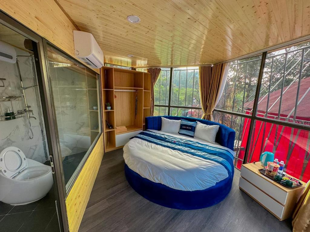 Phòng tắm tại Plum Homestay