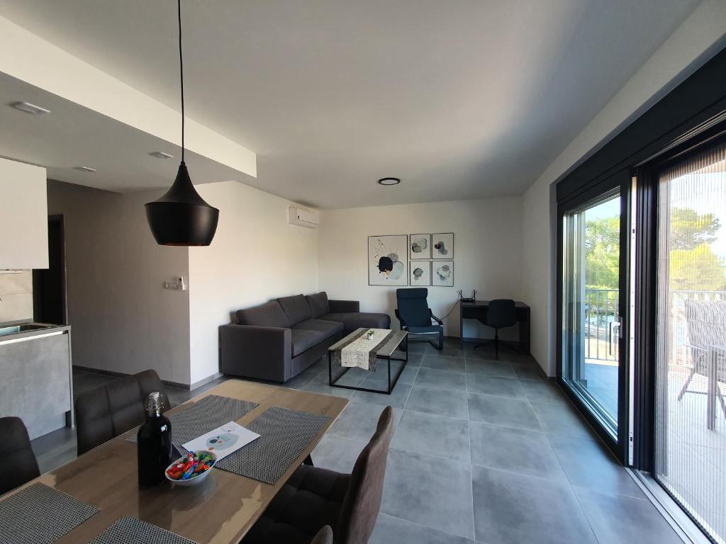 Posezení v ubytování Apartmani Nerium