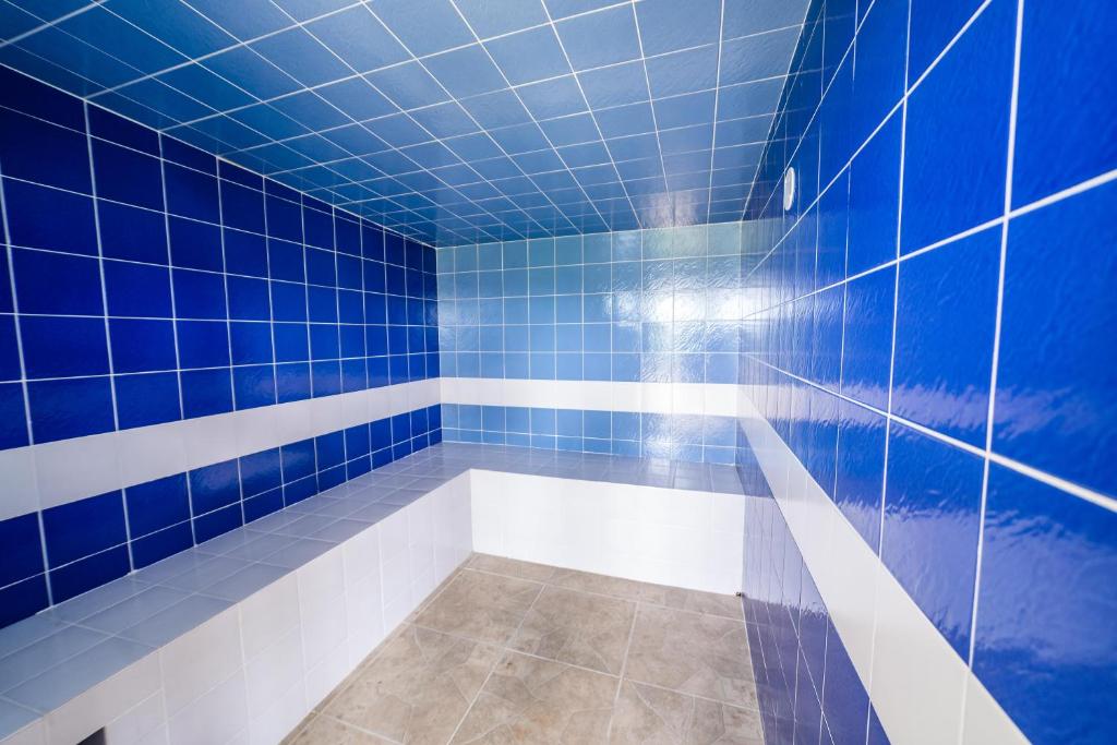 Koupelna v ubytování Tambo Eco Hotel