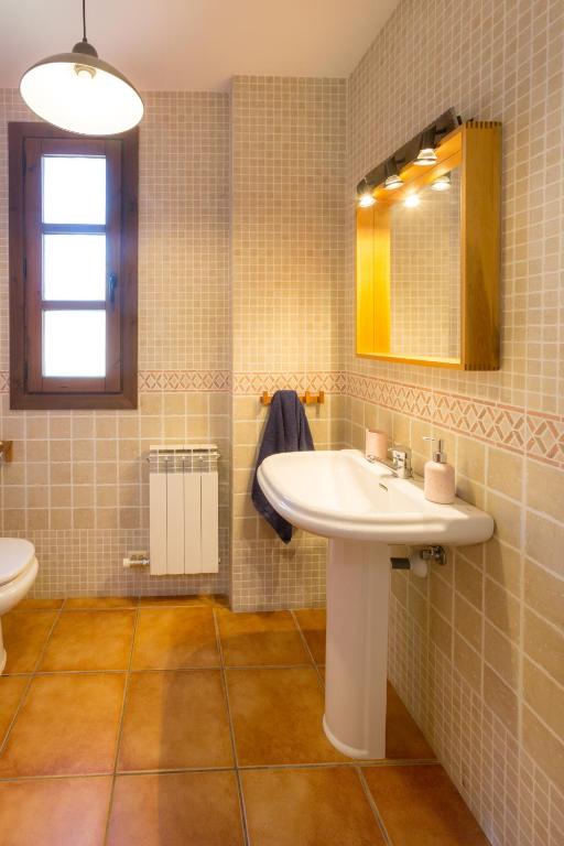 Koupelna v ubytování Casa Fresneda