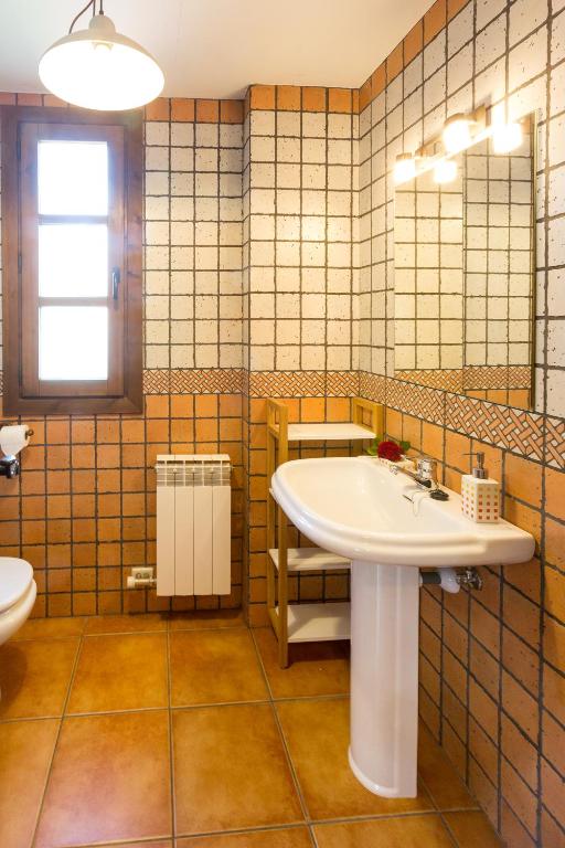 Koupelna v ubytování Casa Fresneda