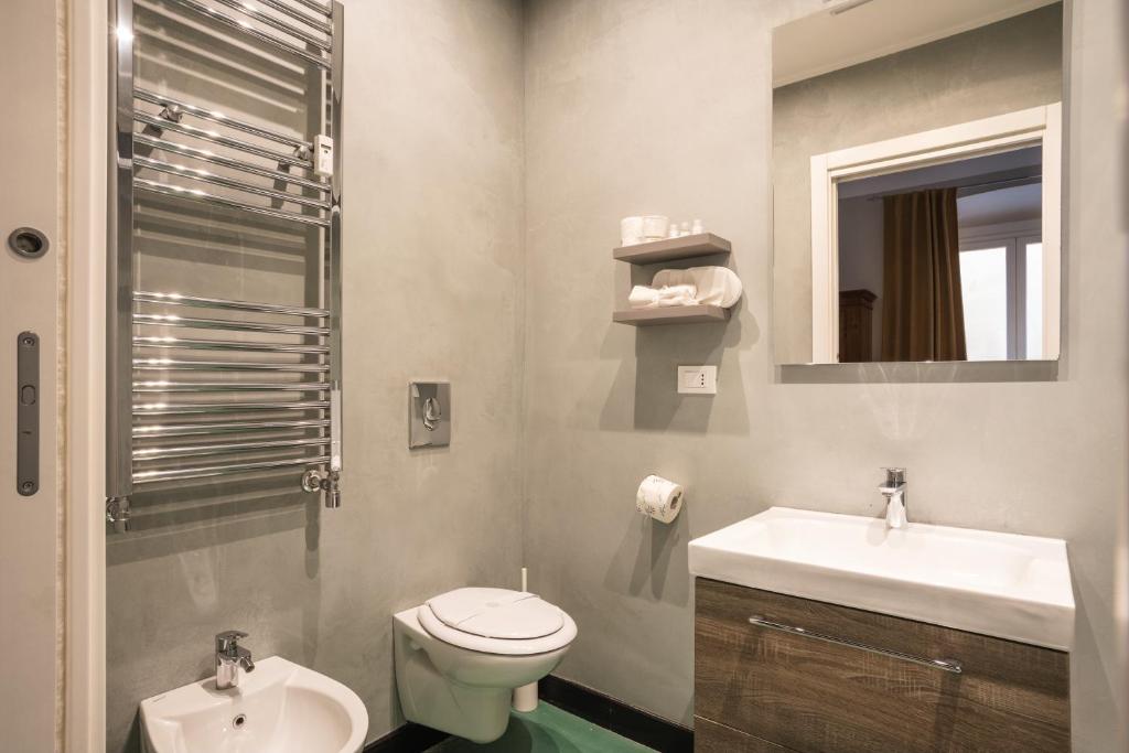 Koupelna v ubytování CORVETTO rooms