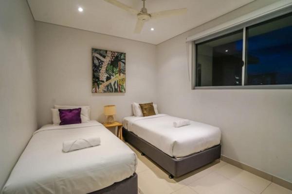 Letto o letti in una camera di ZEN CENTRAL Ambient 3BR Apt in the Heart of Darwin