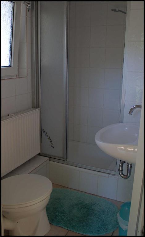 Koupelna v ubytování Ferienwohnung Fohrmann