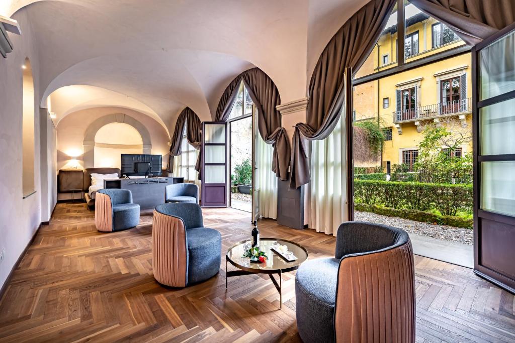 Posezení v ubytování Hotel La Scaletta al Ponte Vecchio
