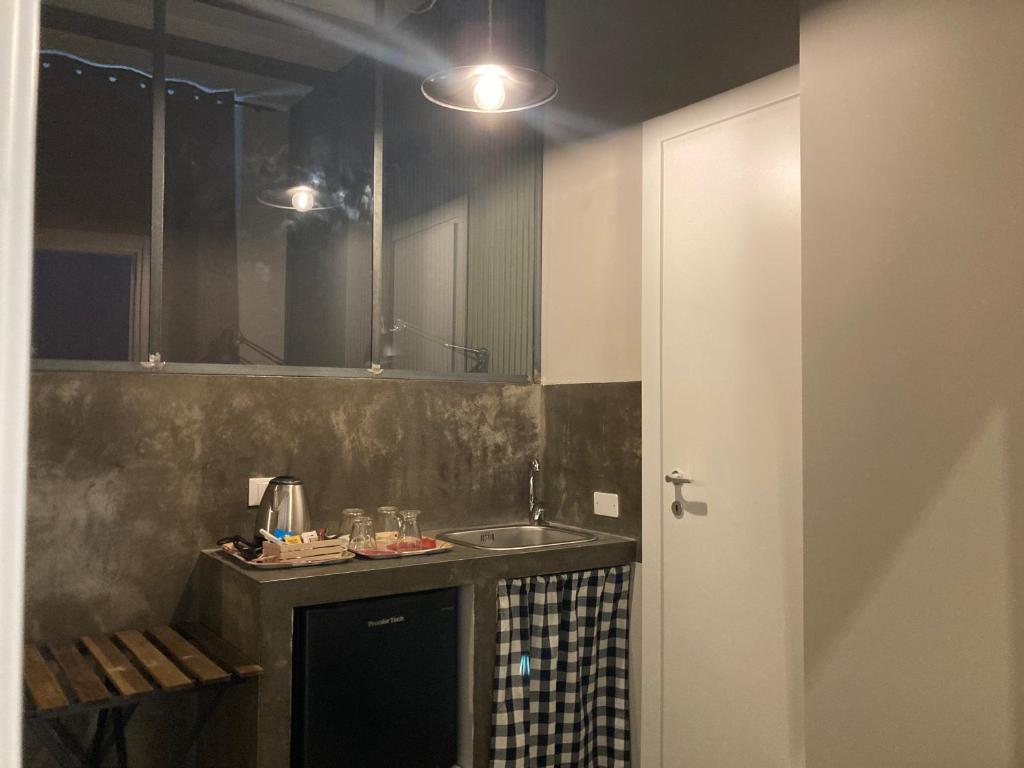 A bathroom at Hotel Calypso