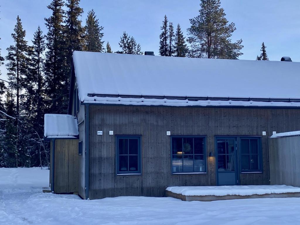 Kåvanstugan Funäsdalen v zimě