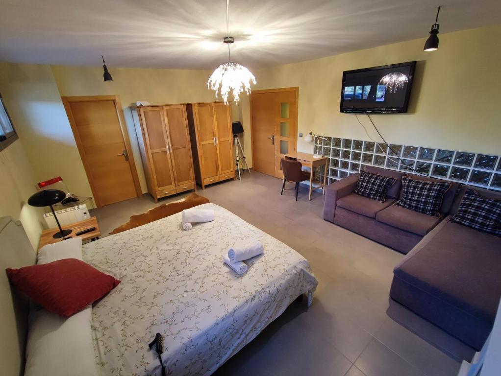 Posteľ alebo postele v izbe v ubytovaní Villa Aguilas Club Guest house