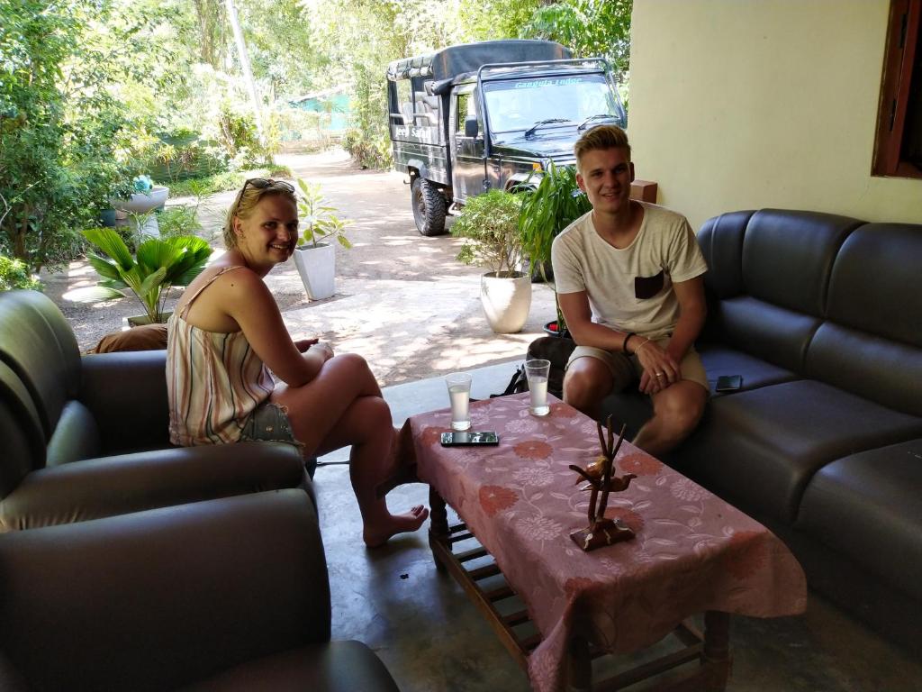 Posezení v ubytování Gangula Eco lodge