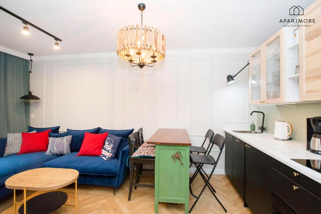Kuchyňa alebo kuchynka v ubytovaní Rezydencja Wintera by Apartmore