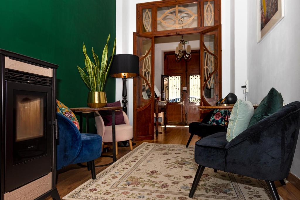 Posezení v ubytování Casa Con Destino